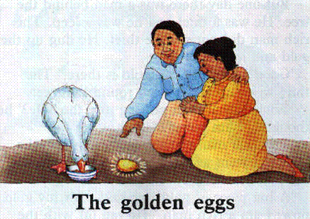 The golden eggs, Δωρεάν παιδικές ιστοριούλες σε απλά αγγλικά