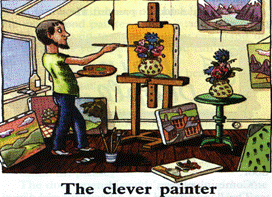 The clever painter, δωρεάν παιδικές ιστοριούλες σε απλά αγγλικά