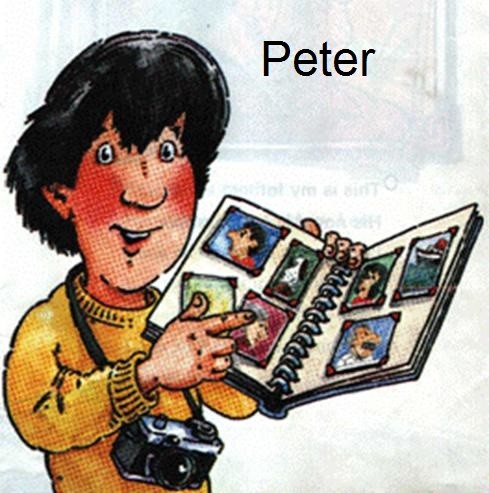 Δωρεάν αγγλικές ιστοριούλες, 'Peter and his book'